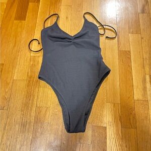 Black One-Piece Swimsuit